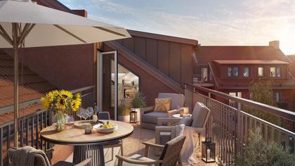 Balkong eller utsiktsbild