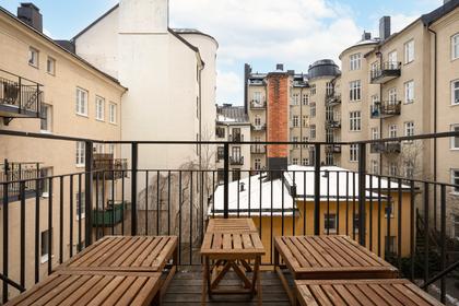 Balkong eller utsiktsbild