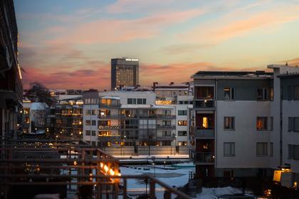 Balkong eller utsiktsbild