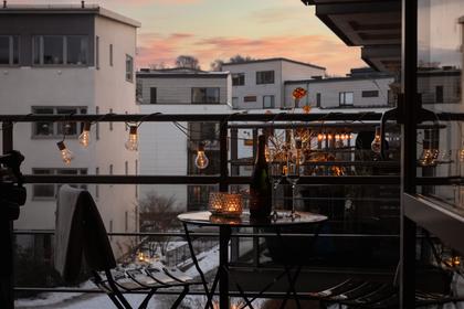 Balkong eller utsiktsbild