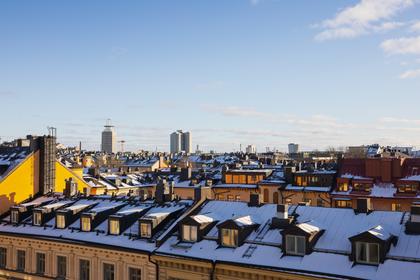 Balkong eller utsiktsbild