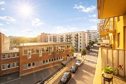 Balkong eller utsiktsbild