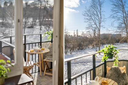 Balkong eller utsiktsbild