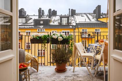 Balkong eller utsiktsbild