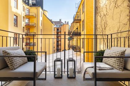 Balkong eller utsiktsbild