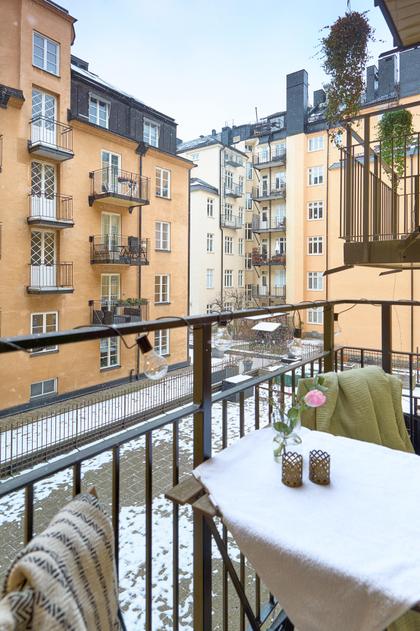 Balkong eller utsiktsbild