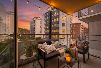 Balkong eller utsiktsbild