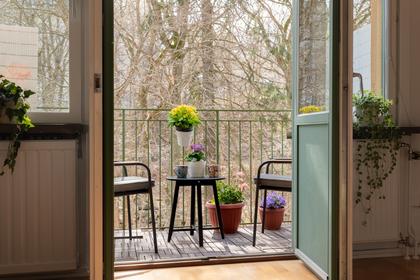 Balkong eller utsiktsbild