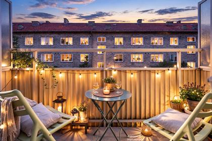 Balkong eller utsiktsbild