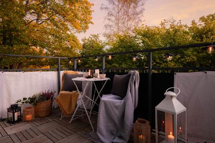 Balkong eller utsiktsbild