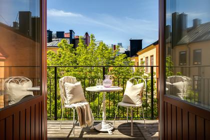 Balkong eller utsiktsbild