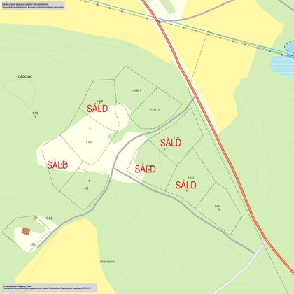 Illustrerad karta över fastigheten eller området