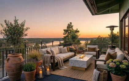 Balkong eller utsiktsbild