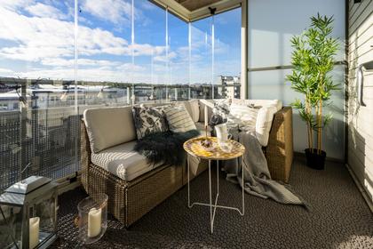 Balkong eller utsiktsbild