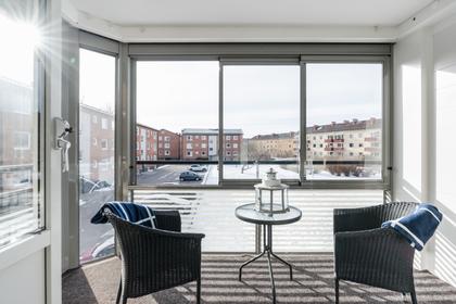 Balkong eller utsiktsbild