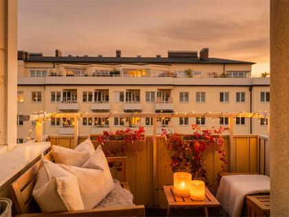 Balkong eller utsiktsbild