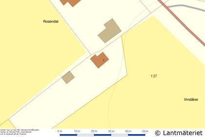 Illustrerad karta över fastigheten eller området