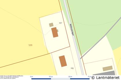 Illustrerad karta över fastigheten eller området