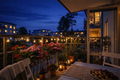 Balkong eller utsiktsbild