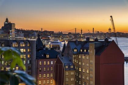 Balkong eller utsiktsbild