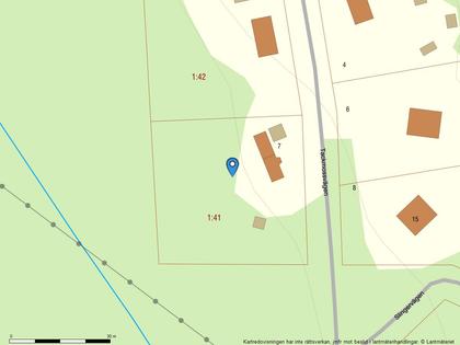 Illustrerad karta över fastigheten eller området