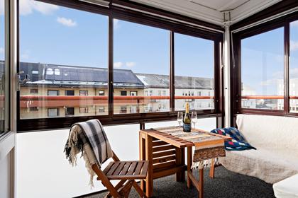 Balkong eller utsiktsbild