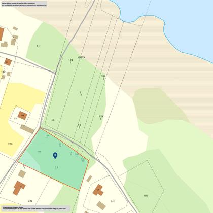 Illustrerad karta över fastigheten eller området