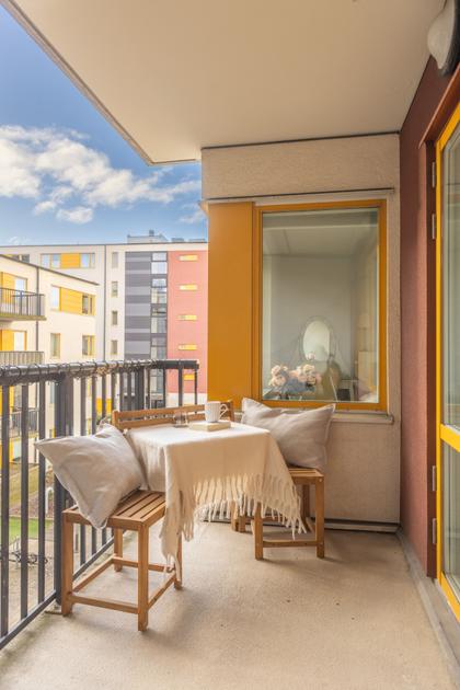 Balkong eller utsiktsbild