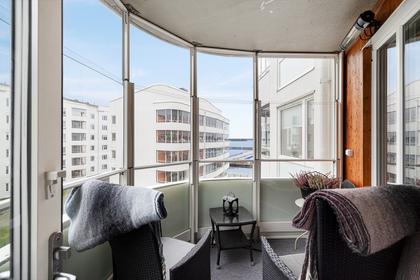 Balkong eller utsiktsbild