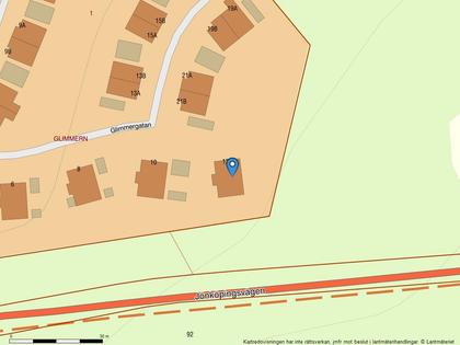 Illustrerad karta över fastigheten eller området