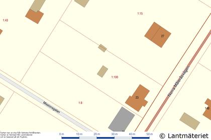 Illustrerad karta över fastigheten eller området