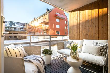 Balkong eller utsiktsbild