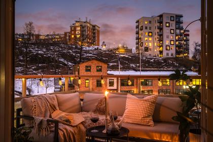 Balkong eller utsiktsbild