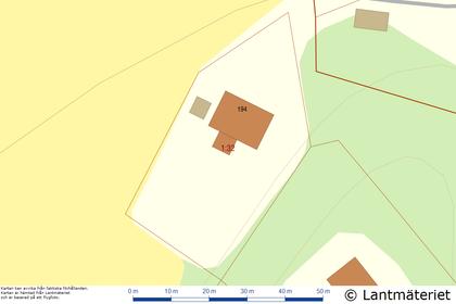 Illustrerad karta över fastigheten eller området