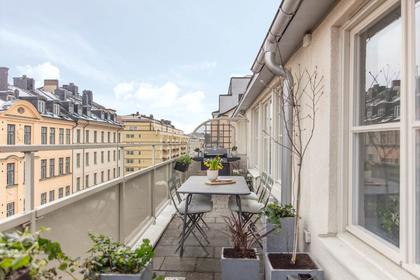 Balkong eller utsiktsbild