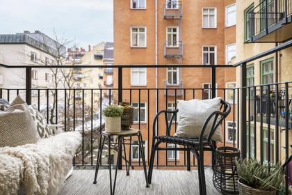 Balkong eller utsiktsbild