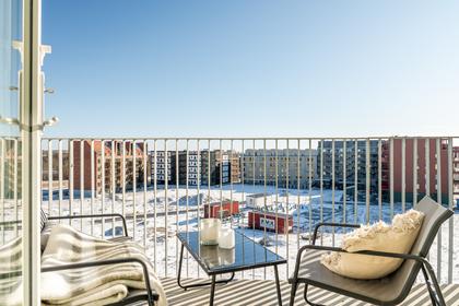 Balkong eller utsiktsbild