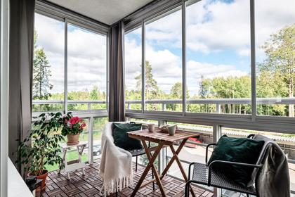 Balkong eller utsiktsbild