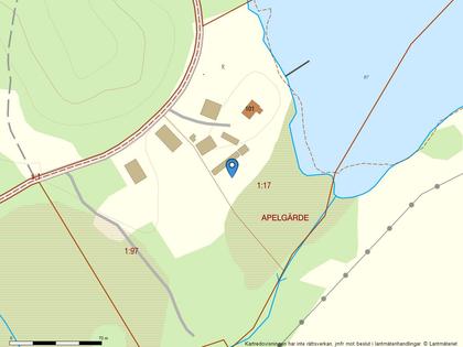 Illustrerad karta över fastigheten eller området