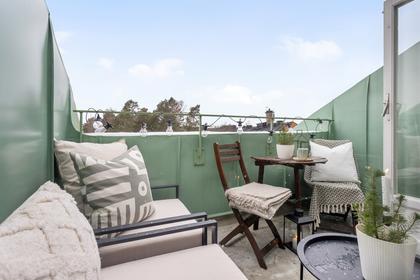 Balkong eller utsiktsbild