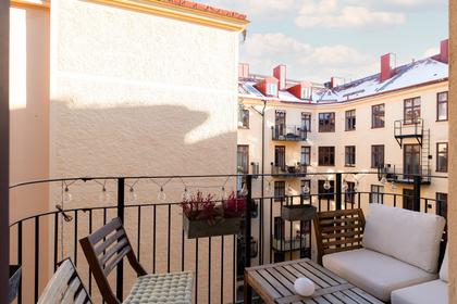 Balkong eller utsiktsbild