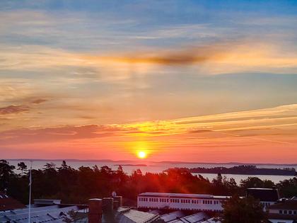 Balkong eller utsiktsbild