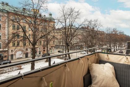 Balkong eller utsiktsbild