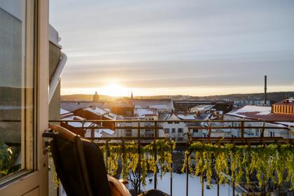 Balkong eller utsiktsbild