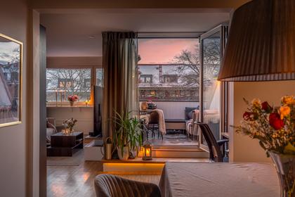 Balkong eller utsiktsbild