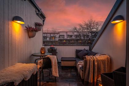 Balkong eller utsiktsbild