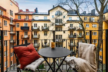 Balkong eller utsiktsbild