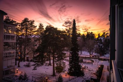 Balkong eller utsiktsbild