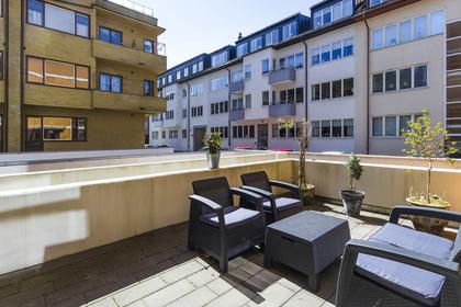 Balkong eller utsiktsbild