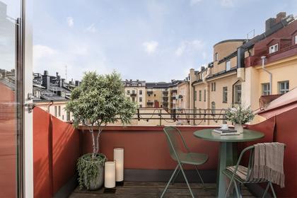 Balkong eller utsiktsbild